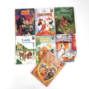 Vintage Walt Disney's Wonderful World Of Reading Children’s Hardcover‎ Books